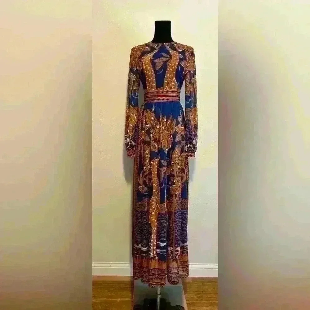 Flory day Giraffe Maxi dress Women’s XS